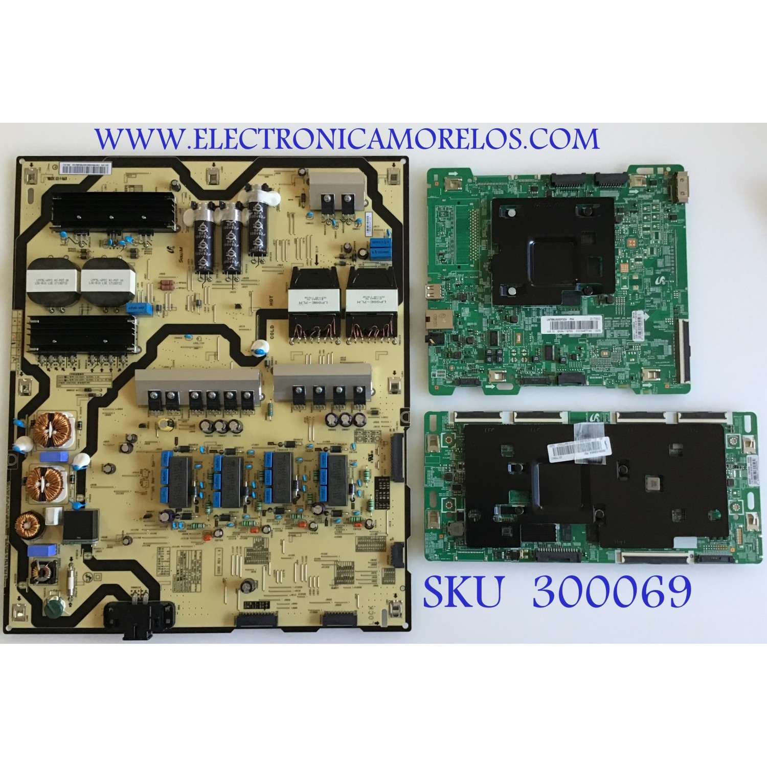 KIT DE TARJETAS PARA TV SAMSUNG / MAIN BN94-11976S / BN41-02570A / FUENTE BN44-00913A /L78E8NR_MSM / T-CON BN95-03940A / BN41-02573A / PANEL CY-KM075FLLV2H / MODELO UN75MU800DFXZA FA01